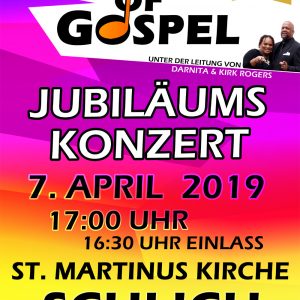 Jubiläums – Gospelkonzert mit „Joy of Gospel“